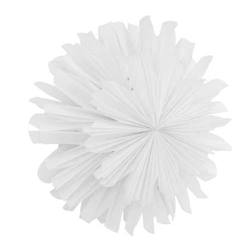 FUTUREORYY Nordischer Moderner Papier Lampenschirm Dekorative Doppelschichtige Deckenlampe Abdeckung Leicht Staubschützend Einfache Montage für Wohnzimmer Schlafzimmer Büro von FUTUREORYY