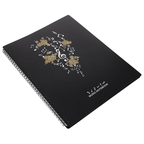 FUTUREORYY Notenordner mit Transparenten Klarsichthüllen Musiknoten Mappe für Klavier und Instrumente Leichter Ordner für Musiker Geeignet für Kleinere Notenblätter von FUTUREORYY