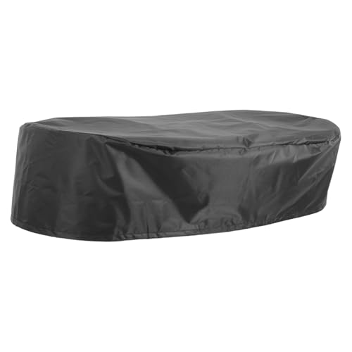 FUTUREORYY Ovaler Oxford Poolabdeckung Tank Pool Schutzabdeckung Widerstandsfähige Vielseitige Abdeckplane für Planschbecken und Lagerbehälter UV beständig Schwarz von FUTUREORYY