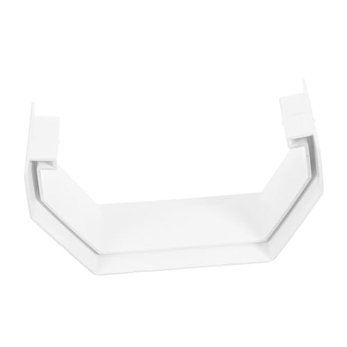 FUTUREORYY PVC Dachrinnensystem Gutter Clip Langlebiger Verschleißfester Gutter Downspout Adapter für Stabile Entwässerung zur Zuverlässigen Wasserableitung FUTUREORYY PVC Dachrinnensystem Gutter Clip Langlebiger Verschleißfester Gutter Downspout Adapter für Stabile Entwässerung zur Zuverlässigen Wasserableitung von FUTUREORYY