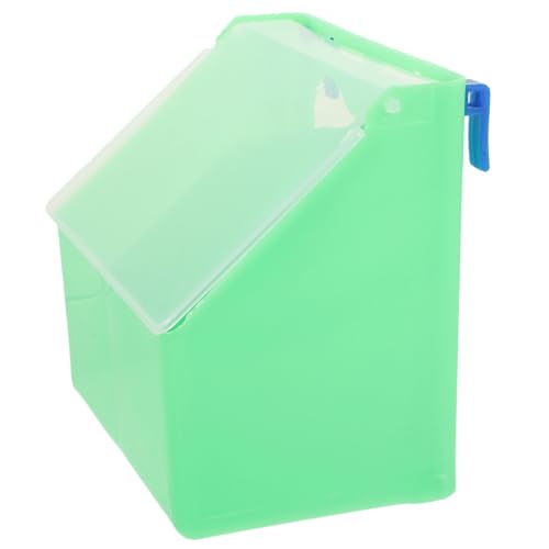 FUTUREORYY Parrot Vogelkäfig Futterspender Mehrfachfach Kratzer Futterbox mit Aufhängung für Wellensittiche und Papageien Grün FUTUREORYY Parrot Vogelkäfig Futterspender Mehrfachfach Kratzer Futterbox mit Aufhängung für Wellensittiche und Papageien Grün von FUTUREORYY