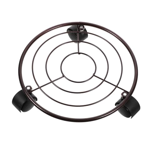 FUTUREORYY Pflanzenständer mit Drehbaren Mobiler Blumentopfroller mit Wasserschale Bodenfreundlich und Leicht zu Reinigen für Indoor Pflanzen und Balkone Kupferfarben Klein mit DREI Rädern FUTUREORYY Pflanzenständer mit Drehbaren Mobiler Blumentopfroller mit Wasserschale Bodenfreundlich und Leicht zu Reinigen für Indoor Pflanzen und Balkone Kupferfarben Klein mit DREI Rädern von FUTUREORYY