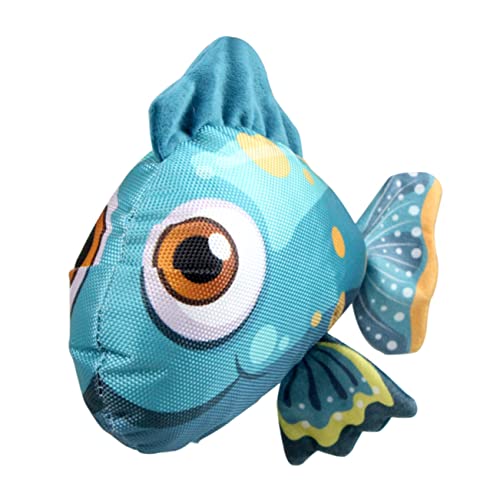 FUTUREORYY Plüsch Goldfisch Quietschspielzeug für Hunde Interaktives Kauspielzeug Beißfestes Haustierspielzeug für Große und Kleine Hunde Fördert Zahnpflege und Kieferentwicklung Langlebig FUTUREORYY Plüsch Goldfisch Quietschspielzeug für Hunde Interaktives Kauspielzeug Beißfestes Haustierspielzeug für Große und Kleine Hunde Fördert Zahnpflege und Kieferentwicklung Langlebig von FUTUREORYY