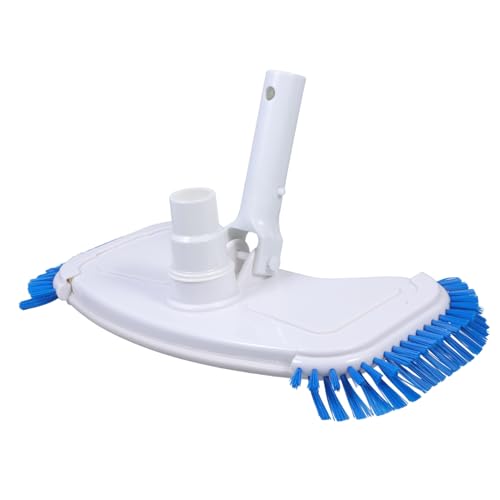 FUTUREORYY Pool Vacuum Head mit Seitenbürsten Pool Bodensauger für Geeignet für Weißes Design Installieren Reinigungsergebnisse von FUTUREORYY
