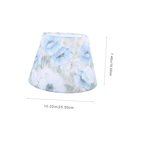 FUTUREORYY Retro Stil Lampenschirm aus Strapazierfähigem Stoff Floral Bedruckter Lampenschirm für Wandlampen Tisch Stehlampen Lampenschirmbezug Fassungen Einfache Montage von FUTUREORYY