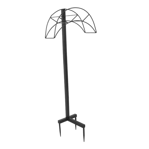 FUTUREORYY Robuster Gartenschlauchhalter Metall Freistehend Wasserfest für Außenbereich Garten Terrasse ohne Werkzeug Einfach zu Montieren Organizer für Gartenschläuche von FUTUREORYY