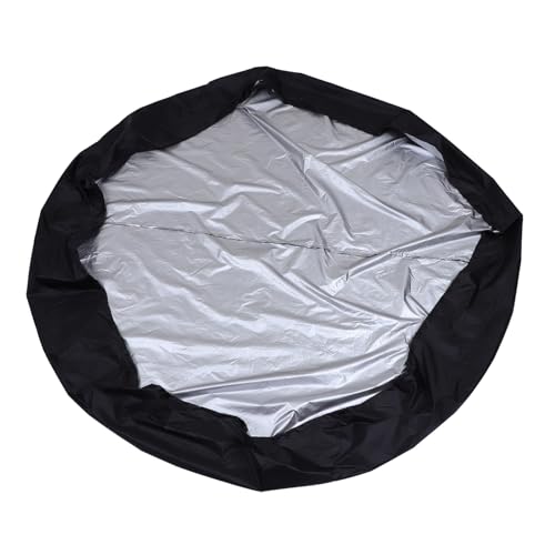 FUTUREORYY Rund Wasserdichter Hot Tub Schutzabdeckung für Außenbereich Wetterfeste Pool und Whirlpoolabdeckung Robustes Courtyard Cover und Wind von FUTUREORYY