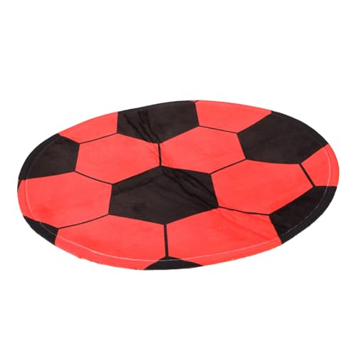 FUTUREORYY Runder Fußball Teppich rutschfeste Bodenmatte für Wohnzimmer Schlafzimmer Anti rutsch Teppich Komfortabel und Dekorativ für Gaming Stuhlbereich FUTUREORYY Runder Fußball Teppich rutschfeste Bodenmatte für Wohnzimmer Schlafzimmer Anti rutsch Teppich Komfortabel und Dekorativ für Gaming Stuhlbereich von FUTUREORYY