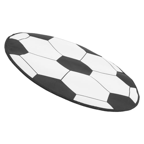 FUTUREORYY Runder Fußballteppich für Kinderzimmer und Wohnzimmer Waschbarer Rutschfester Teppich mit Geräuschdämpfung Durchmesser als Schreibtischstuhlmatte oder Bodenteppich für Haushalte von FUTUREORYY