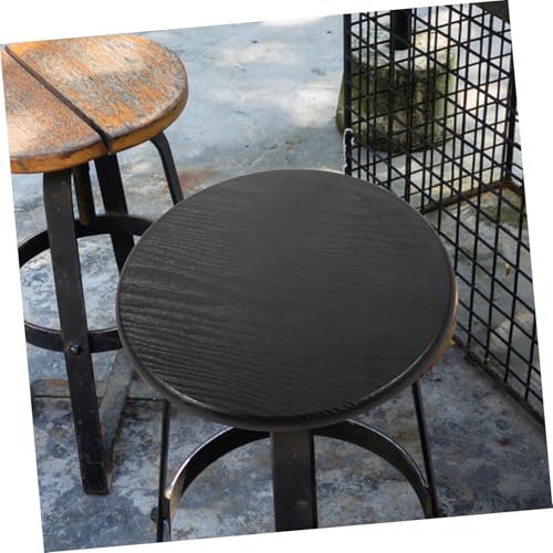 FUTUREORYY Runder Holzsitz für Barhocker aus Massivem Kratzfest und Langlebig Ersatz Sitzfläche für Hocker Glatte Oberfläche Geeignet für Esszimmer und Gartenstühle Robust und Formbeständig von FUTUREORYY