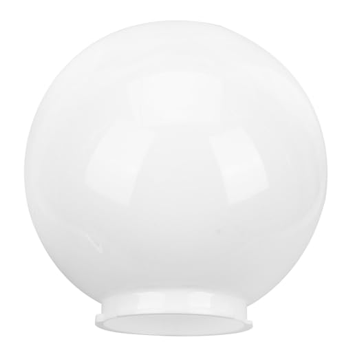 FUTUREORYY Runder Kunststoff Lampenschirm Kugel design Dekorativer Ersatzschirm für Tischlampe und Schreibtischlampe Langlebig Lichtecht Einfache Montage für Wohn Bürobeleuchtung von FUTUREORYY