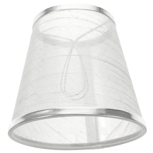 FUTUREORYY Runder Transparenter Stoff Lampenschirm mit Clip Einfacher Lampenschirm Ersatz Langlebiger Lampenüberzug für Tischleuchte Wohnzimmer Schlafzimmer Leicht zu Montieren FUTUREORYY Runder Transparenter Stoff Lampenschirm mit Clip Einfacher Lampenschirm Ersatz Langlebiger Lampenüberzug für Tischleuchte Wohnzimmer Schlafzimmer Leicht zu Montieren von FUTUREORYY