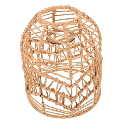 FUTUREORYY Rustikaler Pendelleuchten Lampenschirm aus Gewebtem Kunst rattan Dekorativer Deckenleuchten Schirm für Bauernhaus Hotel Restaurant Gemütliche Beleuchtung Stabile Konstruktion FUTUREORYY Rustikaler Pendelleuchten Lampenschirm aus Gewebtem Kunst rattan Dekorativer Deckenleuchten Schirm für Bauernhaus Hotel Restaurant Gemütliche Beleuchtung Stabile Konstruktion von FUTUREORYY
