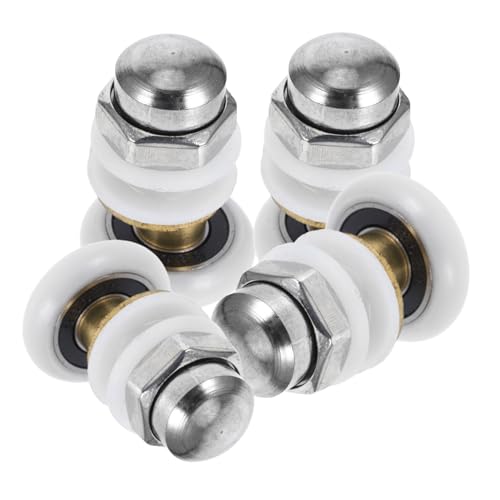 FUTUREORYY Schiebetür Duschkabine Ersatzteile Shower Door Roller Bracket Leise Langlebig Hohe Traglast Kompatibel für Glas Duschtüren Badezimmer von FUTUREORYY