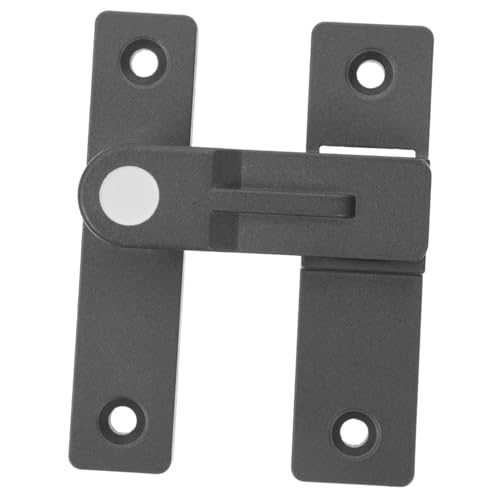 FUTUREORYY Schiebetürschloss aus Langlebiger Zinklegierung Zuverlässiger Türsicherheitsriegel mit Leuchtfunktion für Türen Fenster Schränke Scheunen und Badezimmer Einfach zu Montieren von FUTUREORYY