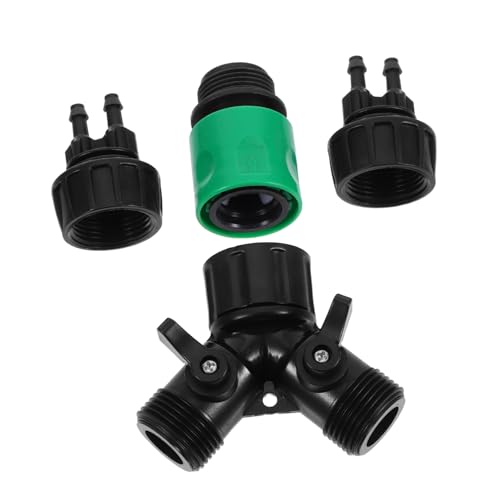 FUTUREORYY Schlauchverteiler Tropfbewässerung Wasserhahn Adapter für Garten Bewässerungssystem Blumenbeete Einfache Installation Effiziente Wasserverteilung von FUTUREORYY
