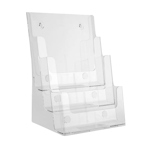 FUTUREORYY Schreibtisch Organizer Papierhalter Dokumentenablage Stehsammler für Büro und Zuhause Transparenter Prospekthalter für Magazine Broschüren und Akten FUTUREORYY Schreibtisch Organizer Papierhalter Dokumentenablage Stehsammler für Büro und Zuhause Transparenter Prospekthalter für Magazine Broschüren und Akten von FUTUREORYY