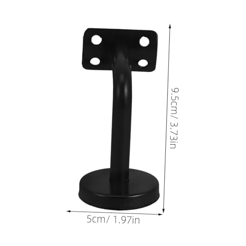 FUTUREORYY Schwarze Handlaufhalterung Treppen Wandhalterung Handrail Bracket aus Solidem Robuste Treppengeländerstütze für Sicheren Halt und Stilvolle Wandmontage Geeignet für Wohn und von FUTUREORYY