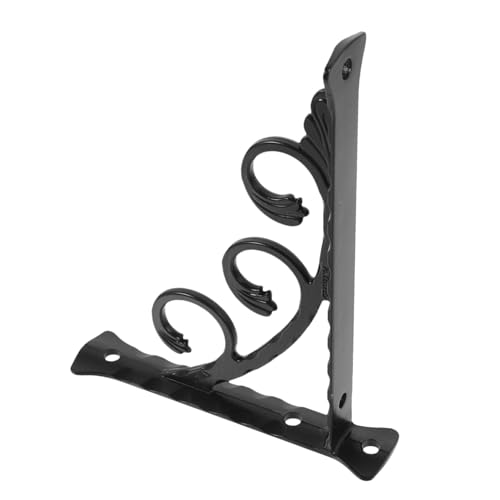 FUTUREORYY Schwere Metall wandregalhalterung Dreieckige Regalträger Stabile Wandmontage für Holzregale Küche Bad Wohnzimmer Multifunktionale Wandstütze FUTUREORYY Schwere Metall wandregalhalterung Dreieckige Regalträger Stabile Wandmontage für Holzregale Küche Bad Wohnzimmer Multifunktionale Wandstütze von FUTUREORYY