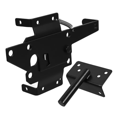 FUTUREORYY Schwerer Selbstsichernder Türschlossriegel für Holzzaun mit Schwerkraftmechanismus Vielseitig für Auswärts Schwingende Gartentore Inklusive Befestigungsmaterial Einfache Montage von FUTUREORYY