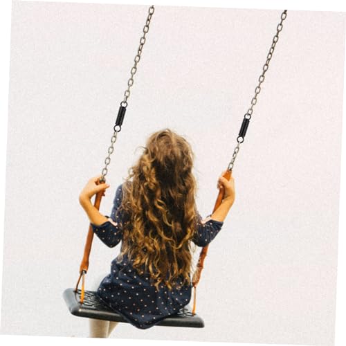 FUTUREORYY Schwerlast Schaukelfeder Set mit Drehbarem Adapterring Langlebiges Metall für Hängesessel und Gartenschaukel Vibrationsdämpfend Geräuscharm Verbindungselementen für Sicheren von FUTUREORYY