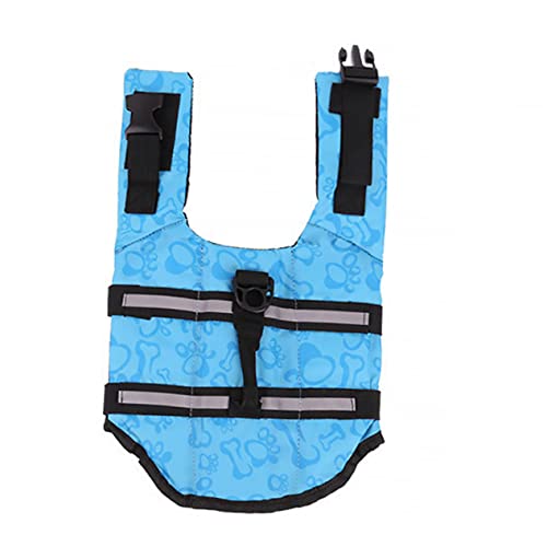 FUTUREORYY Schwimmweste mit Reflektierenden Streifen für Pool Strand und Bootfahren Einstellbare Langlebige Hundeschwimmweste für Kleine bis Mittelgroße Hohe Sichtbarkeit Ring für Hundeleine FUTUREORYY Schwimmweste mit Reflektierenden Streifen für Pool Strand und Bootfahren Einstellbare Langlebige Hundeschwimmweste für Kleine bis Mittelgroße Hohe Sichtbarkeit Ring für Hundeleine von FUTUREORYY