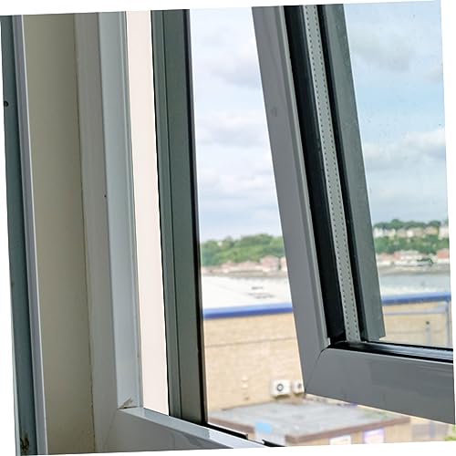 FUTUREORYY Selbstklebende Türdichtung Dichtungsband D Profil Zugluftschutz Zugluftstopper Flachprofil für Fenster und Zimmertüren Innenbereich Staubdicht Schallisolierend von FUTUREORYY