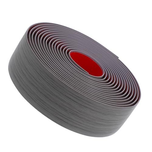 FUTUREORYY Selbstklebender Bodenübergangsprofil Holzmaserung Flexible Übergangsleiste für Unebene Fußböden Türschwellen Randabschluss Dekorationsstreifen von FUTUREORYY