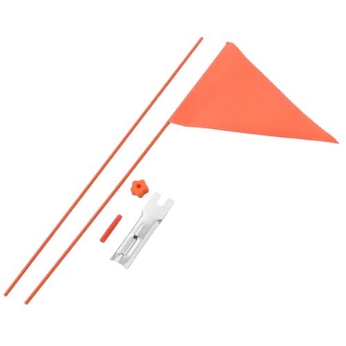 FUTUREORYY Sicherheitsfahne Kinderfahrrad Reflektierend mit Stabilem Glasfaserstab Einfache Befestigung Erhöhte Sichtbarkeit für Sichere Fahrten Geeignet für Diverse Fahrradmodelle und von FUTUREORYY