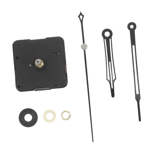 FUTUREORYY Silent Quartz Uhrwerk mit Schaft und Gewinde Geräuschloses Wanduhr Ersatzteil für Uhr DIY Mechanismus mit Zeigern Präzise Zeitmessung für Büro und Zuhause von FUTUREORYY