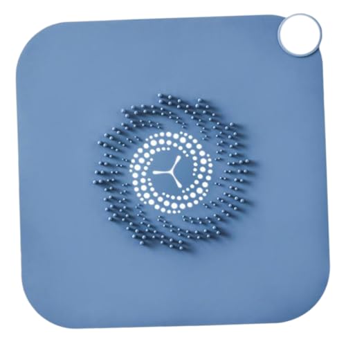 FUTUREORYY Silikon Bodenablauf Matte Blau Langlebiges Abflusssieb für Badezimmer Abdichtendes Verschleißfestes Pad Geeignet für Dusche Badewanne Waschmaschine Schneidbar und FUTUREORYY Silikon Bodenablauf Matte Blau Langlebiges Abflusssieb für Badezimmer Abdichtendes Verschleißfestes Pad Geeignet für Dusche Badewanne Waschmaschine Schneidbar und von FUTUREORYY