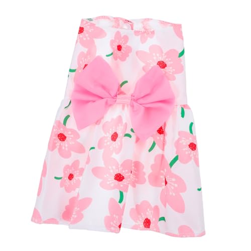 FUTUREORYY Sommerliches für Kleine Hunde Leichtes Atmungsaktives Welpenkleid mit Floralem Muster Langlebige Farbstabilität für Geburtstagsfeiern und Heiße Tage Passend für French Bulldogs und FUTUREORYY Sommerliches für Kleine Hunde Leichtes Atmungsaktives Welpenkleid mit Floralem Muster Langlebige Farbstabilität für Geburtstagsfeiern und Heiße Tage Passend für French Bulldogs und von FUTUREORYY
