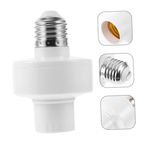 FUTUREORYY Sprachsteuerung Lampenfassung Schraubfassung Adapter für LED Glühbirnen Energieeinsparend Ohne App Steuerbar Für Garten Keller Garage Badezimmer Treppenhaus FUTUREORYY Sprachsteuerung Lampenfassung Schraubfassung Adapter für LED Glühbirnen Energieeinsparend Ohne App Steuerbar Für Garten Keller Garage Badezimmer Treppenhaus von FUTUREORYY
