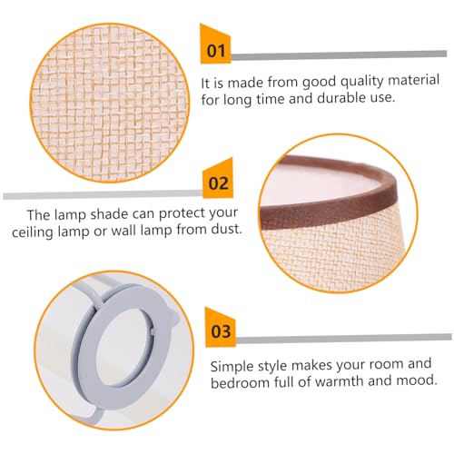 FUTUREORYY Stilvoller Stoff lampenschirm in Vielseitig für Wand Steh Deckenlampen Sorgt für Blendfreies Warmes Licht und Natürliche Atmosphäre Wohnaccessoire und Geschenkidee FUTUREORYY Stilvoller Stoff lampenschirm in Vielseitig für Wand Steh Deckenlampen Sorgt für Blendfreies Warmes Licht und Natürliche Atmosphäre Wohnaccessoire und Geschenkidee von FUTUREORYY