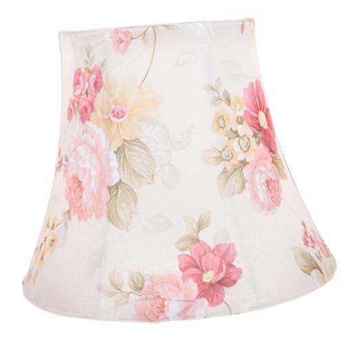 FUTUREORYY Stoff Lampenschirm für Tischlampe Dekorativer Lampenschirm aus Stoff mit Floralem Muster Leichte Einfach zu Installierende Lampenabdeckung für Schlafzimmer Wohnzimmer Hotel und FUTUREORYY Stoff Lampenschirm für Tischlampe Dekorativer Lampenschirm aus Stoff mit Floralem Muster Leichte Einfach zu Installierende Lampenabdeckung für Schlafzimmer Wohnzimmer Hotel und von FUTUREORYY