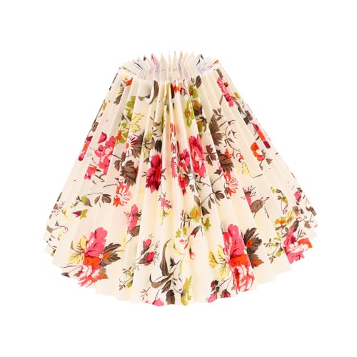 FUTUREORYY Stoff Lampenschirm für Tischlampe Langlebiger Kunststoffschirm mit Faltenstruktur Einfacher Montage Vielseitig für Decken Wandleuchten Elegantes Design für Schlafzimmer und FUTUREORYY Stoff Lampenschirm für Tischlampe Langlebiger Kunststoffschirm mit Faltenstruktur Einfacher Montage Vielseitig für Decken Wandleuchten Elegantes Design für Schlafzimmer und von FUTUREORYY