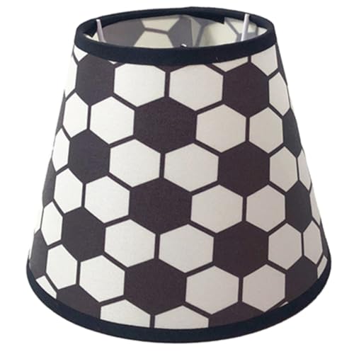 FUTUREORYY Stoff Lampenschirm mit Fußballmuster Abnehmbar Trommel Design Passend für Tisch und Stehlampen Kariert Geeignet für Schlafzimmer Büro und Hotelbeleuchtung FUTUREORYY Stoff Lampenschirm mit Fußballmuster Abnehmbar Trommel Design Passend für Tisch und Stehlampen Kariert Geeignet für Schlafzimmer Büro und Hotelbeleuchtung von FUTUREORYY