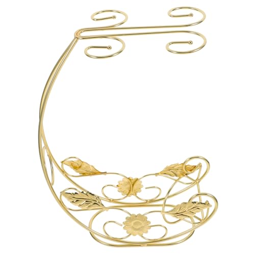 FUTUREORYY Tisch Weinregal aus Stabilem mit Hängendem Weinglashalter und Flaschenfach Platzsparend für Zuhause Bar und Restaurant Modernes Design Weingläser Halterung Gold FUTUREORYY Tisch Weinregal aus Stabilem mit Hängendem Weinglashalter und Flaschenfach Platzsparend für Zuhause Bar und Restaurant Modernes Design Weingläser Halterung Gold von FUTUREORYY