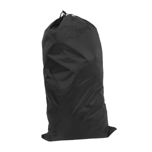 FUTUREORYY Tragbare Faltbare Badtasche aus Reißfestem Oxford Gewebe mit Kordelverschluss Leichter Faltbarer Badeeimer Organizer für Fußbad für Zuhause Reise und Outdoor in Schwarz von FUTUREORYY