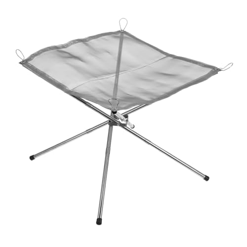 FUTUREORYY Tragbarer Feuerstand Camping Grill Faltbar Outdoor Holzlager Feuerstelle Klappbar Robust Effizient für Wander und Picknickeinsatz FUTUREORYY Tragbarer Feuerstand Camping Grill Faltbar Outdoor Holzlager Feuerstelle Klappbar Robust Effizient für Wander und Picknickeinsatz von FUTUREORYY