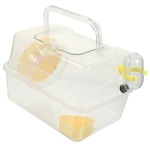 FUTUREORYY Transparenter Hamsterkäfig mit Rundum Dach Tragbare Transportbox für Hamster Zwerghamster und Kleintiere Leicht Robust für Ausflüge Reisen und Alltag FUTUREORYY Transparenter Hamsterkäfig mit Rundum Dach Tragbare Transportbox für Hamster Zwerghamster und Kleintiere Leicht Robust für Ausflüge Reisen und Alltag von FUTUREORYY