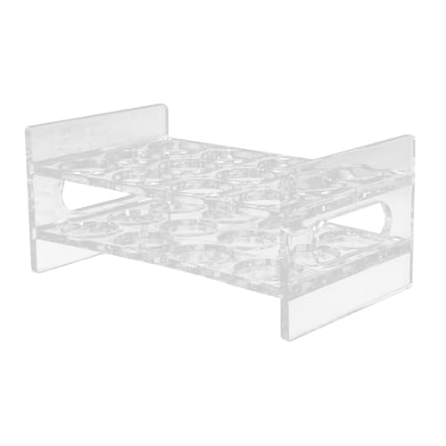 FUTUREORYY Transparentes Rundes Schnapsglashalter Display Rack Organizer mit Reihen und Fächern Robuster Party Bar Ausstellung Halter für Zuhause und Festliche Anlässe FUTUREORYY Transparentes Rundes Schnapsglashalter Display Rack Organizer mit Reihen und Fächern Robuster Party Bar Ausstellung Halter für Zuhause und Festliche Anlässe von FUTUREORYY