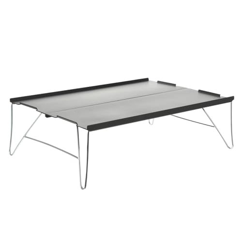 FUTUREORYY Ultraleichter Klappbarer Campingtisch aus Robustem Aluminiumlegierung Kompakter Outdoor Tisch für Camping Picknick und Strand Tragbar und Einfach zu Verstauen für Wanderungen und von FUTUREORYY
