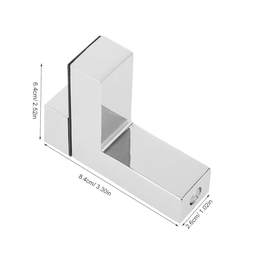 FUTUREORYY Verstärkte Form Regalhalterung Verstellbar für und Holzböden mit Gebürsteter Oberfläche Robuste Eckklammer für DIY und Badablagen von FUTUREORYY