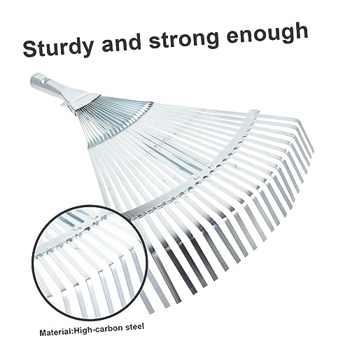 FUTUREORYY Verstellbarer Metall Laubharke mit Zähnen Ausziehbarer Gartenrechen für Rasen und Garten Robuster Vernickelter Rechenkopf Vielseitig Einsetzbar und Praktisch FUTUREORYY Verstellbarer Metall Laubharke mit Zähnen Ausziehbarer Gartenrechen für Rasen und Garten Robuster Vernickelter Rechenkopf Vielseitig Einsetzbar und Praktisch von FUTUREORYY