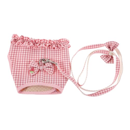 FUTUREORYY Verstellbares Hundegeschirr mit Weichem Mesh Flauschiges Trainingsgeschirr für Kleine und Mittelgroße Hunde Sowie Katzen Sicheres Komfortables Brustgeschirr für Spaziergänge von FUTUREORYY