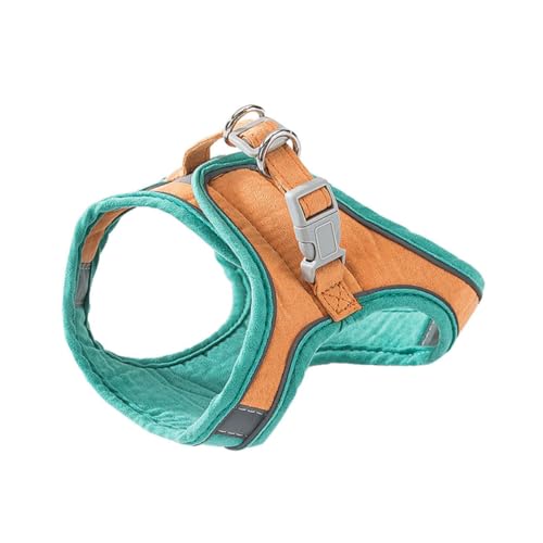 FUTUREORYY Verstellbares Katzengeschirr mit Leine aus Leichtem Reflektierendem Material Ausbruchsicher und Flexibel Geeignet für Katzen und Kätzchen Komfortables Brustgeschirr für Sichere von FUTUREORYY