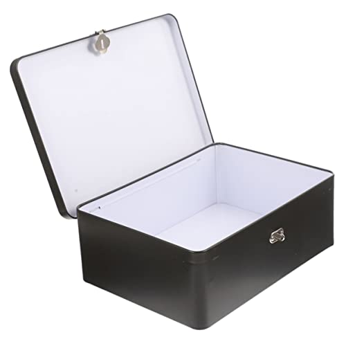 FUTUREORYY Vintage Aufbewahrungsbox Schloss Kompakte Dekorative Dose für Büro und Zuhause Vielseitiger Schlüssel und Kleinteile Organizer für Geburtstag Weihnachten Party von FUTUREORYY