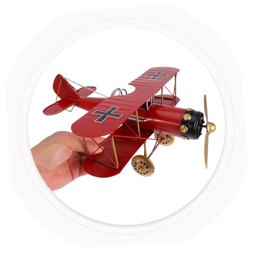 FUTUREORYY Vintage Flugzeug Modell Robustes Retro Flugzeug Ornament aus Metall für Schreibtischdekoration Detailgetreue Nachbildung für Flugzeugliebhaber und Sammler Langlebige FUTUREORYY Vintage Flugzeug Modell Robustes Retro Flugzeug Ornament aus Metall für Schreibtischdekoration Detailgetreue Nachbildung für Flugzeugliebhaber und Sammler Langlebige von FUTUREORYY