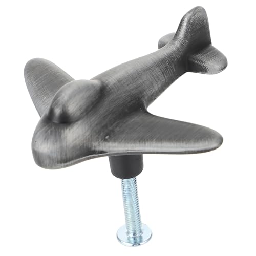 FUTUREORYY Vintage Flugzeug Möbelgriff Metallknopf Einloch Schubladengriff in Schwarz Gebürstet Robuster Schrankknopf für Kinderzimmer Küchenschrank Einfach zu Montieren Rostfrei und FUTUREORYY Vintage Flugzeug Möbelgriff Metallknopf Einloch Schubladengriff in Schwarz Gebürstet Robuster Schrankknopf für Kinderzimmer Küchenschrank Einfach zu Montieren Rostfrei und von FUTUREORYY
